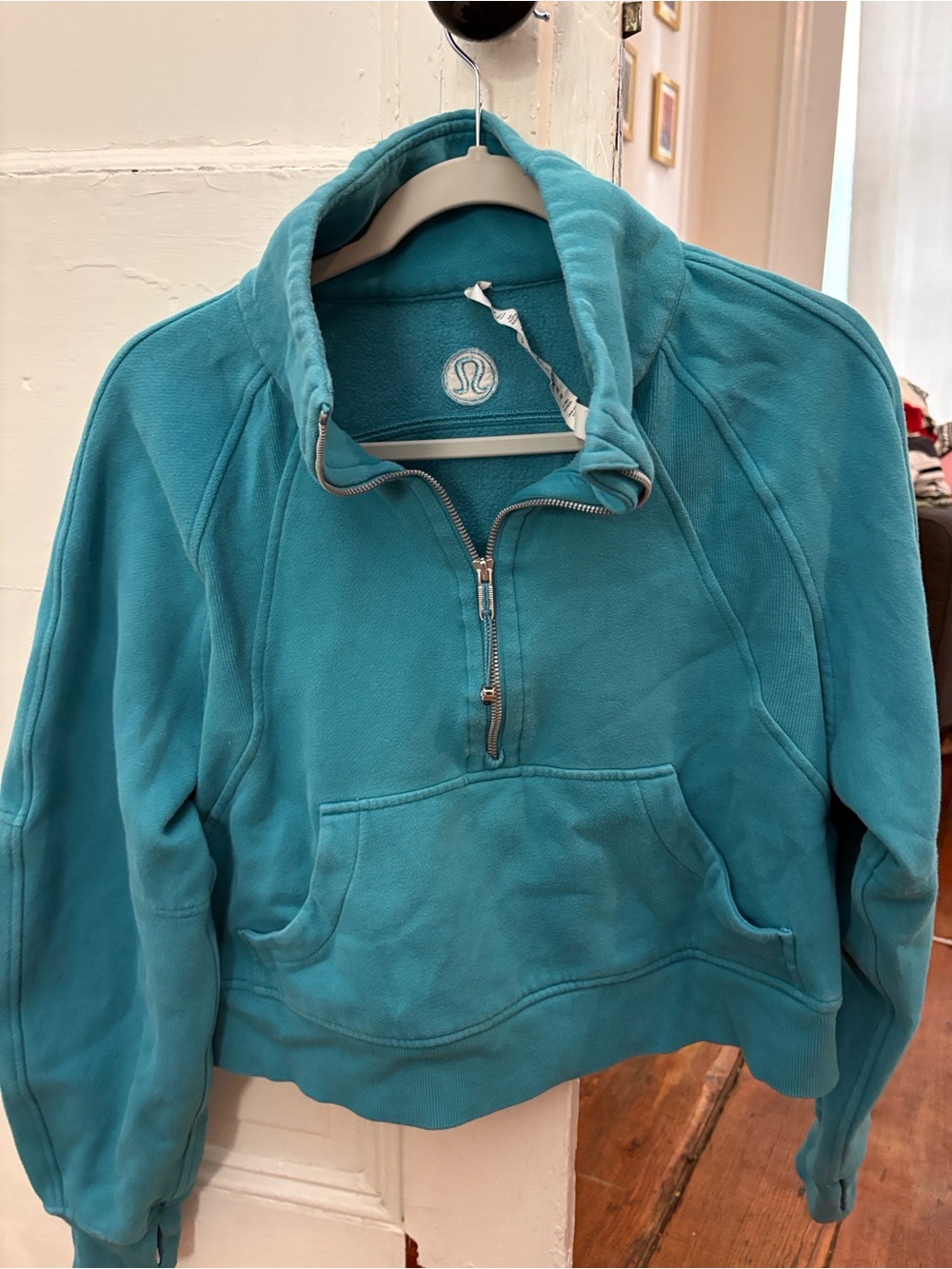 Lululemon Teal Scuba Half Zip
